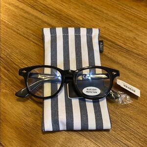 J. Crew Blue Light Glasses - Black NWT